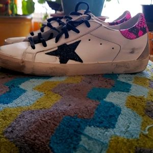 Golden goose tennis shoes